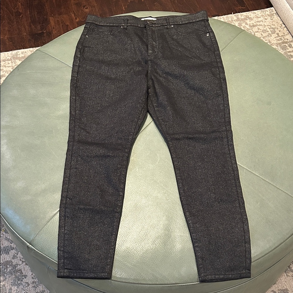 LOFT Shimmering Gray Pants NWOT